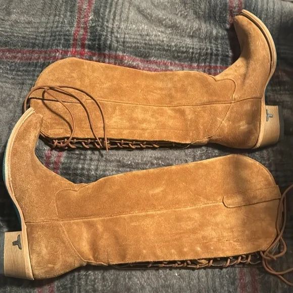 Lane Western Boots Corset Tied and with side zippers - Picture 7 of 9